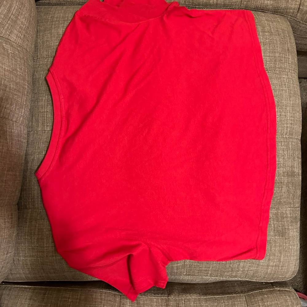 Kappa Red Matching Set with White Heart Logo Sz L - Picture 5 of 6